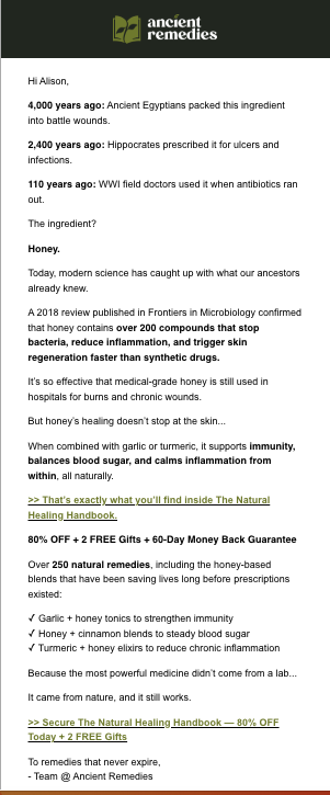 Ancient Remedies-Honey